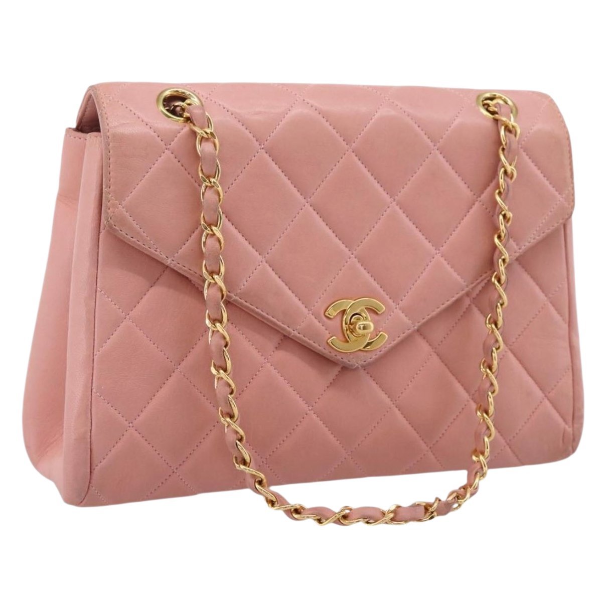 Trendy CC Flap leather handbag