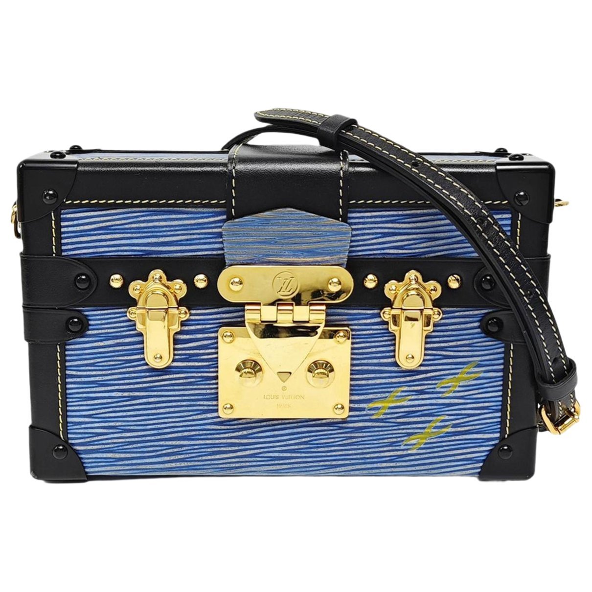 Petite Malle leather crossbody bag