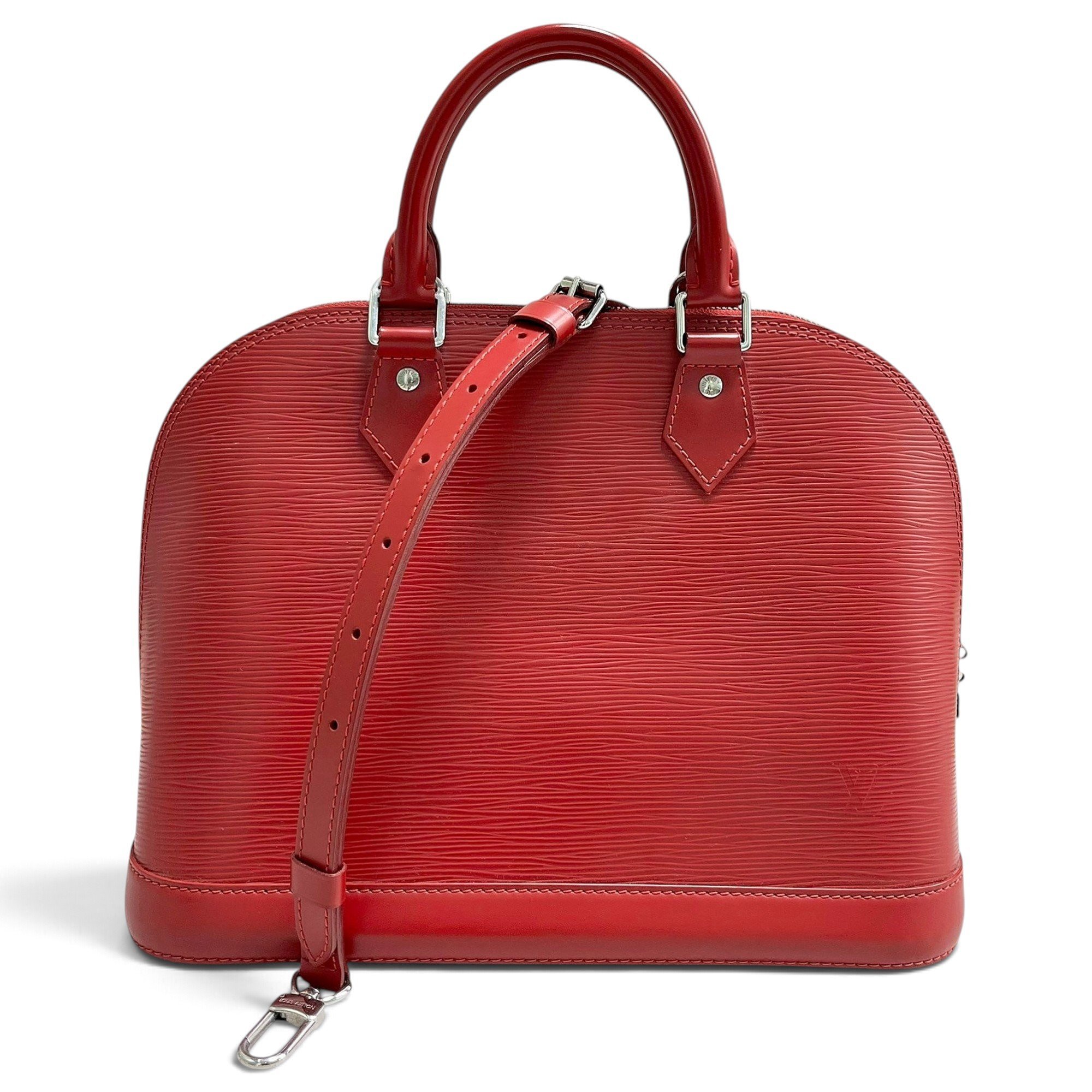 Louis Vuitton Alma leather handbag