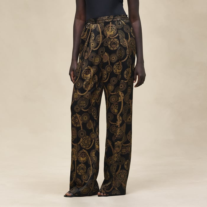 Noir "l'Enseigne Du Sellier" Pants