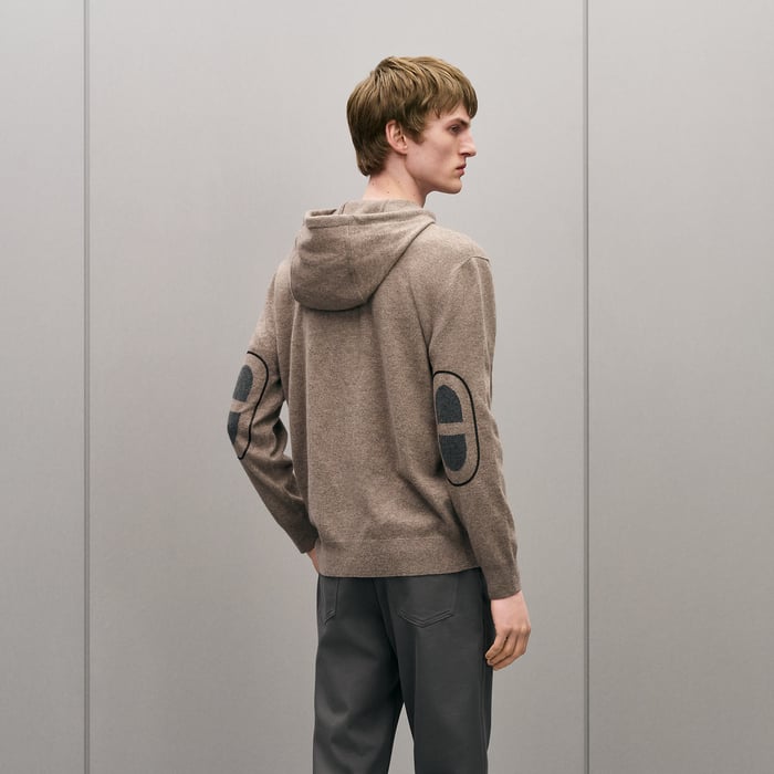Vigoureux "Maillon Chaine d'Ancre" Zipped Cashmere Jacket