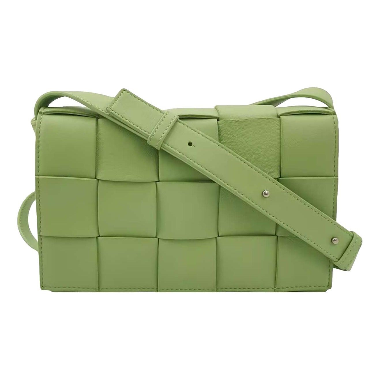 Cassette leather handbag