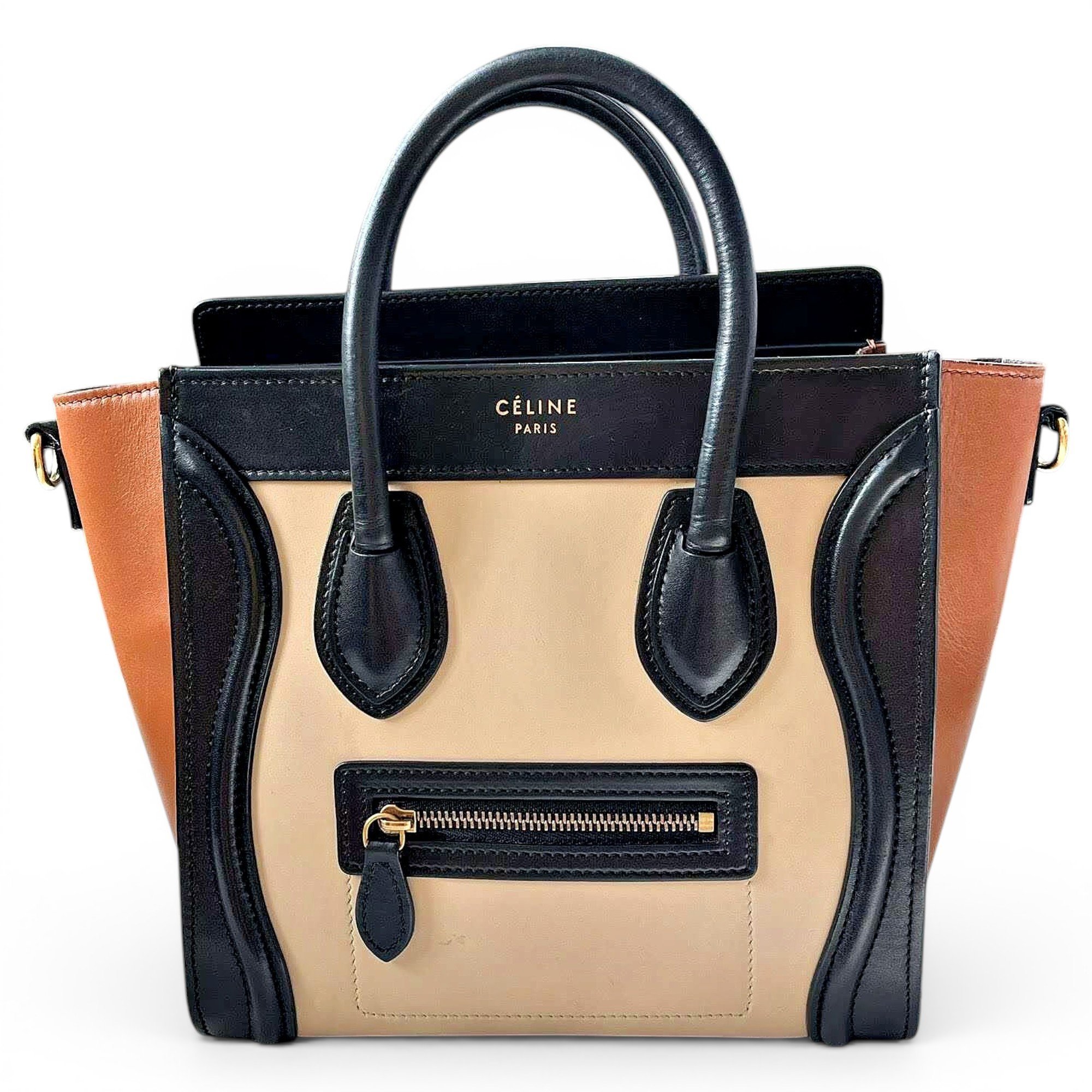 Nano Luggage leather handbag