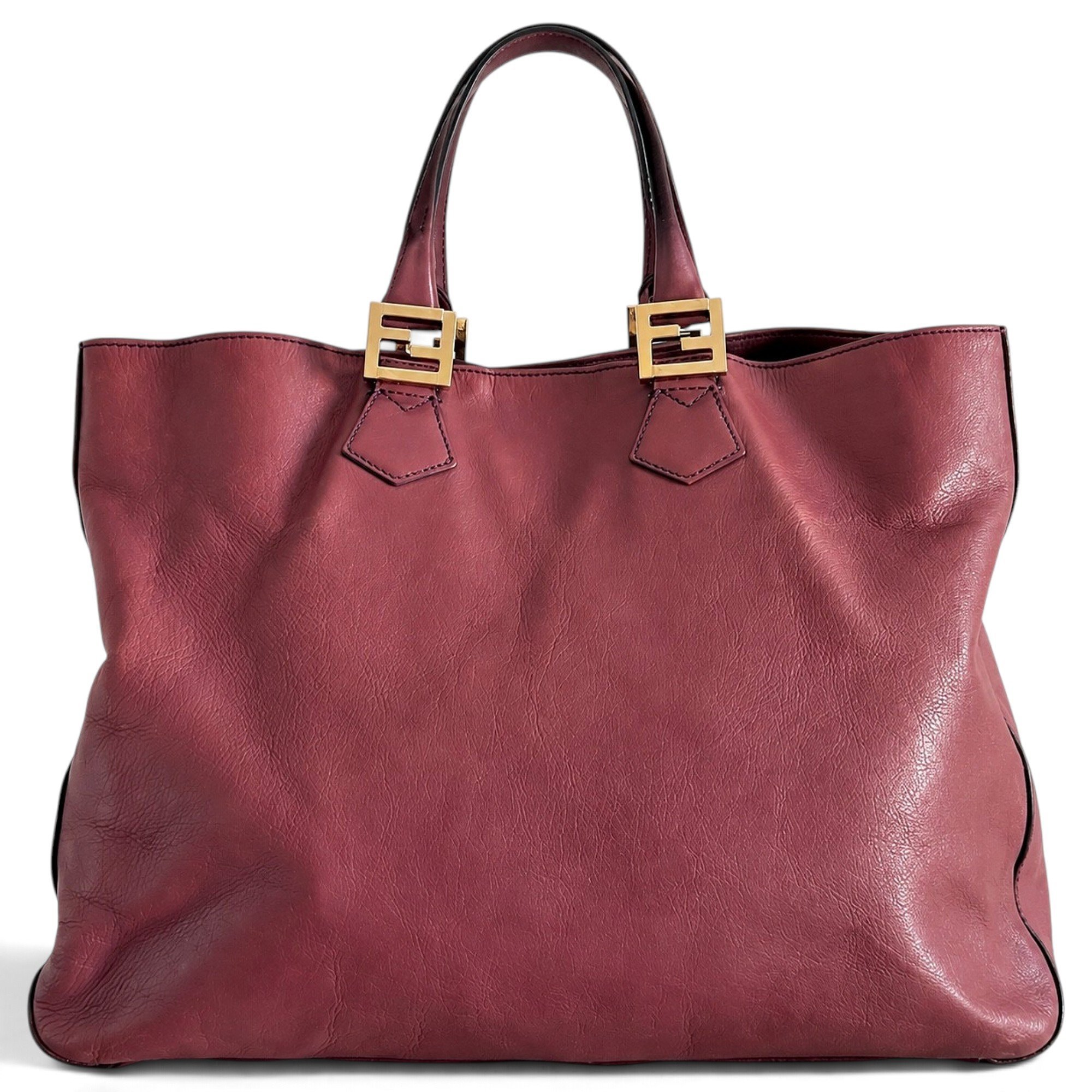 Chameleon leather tote