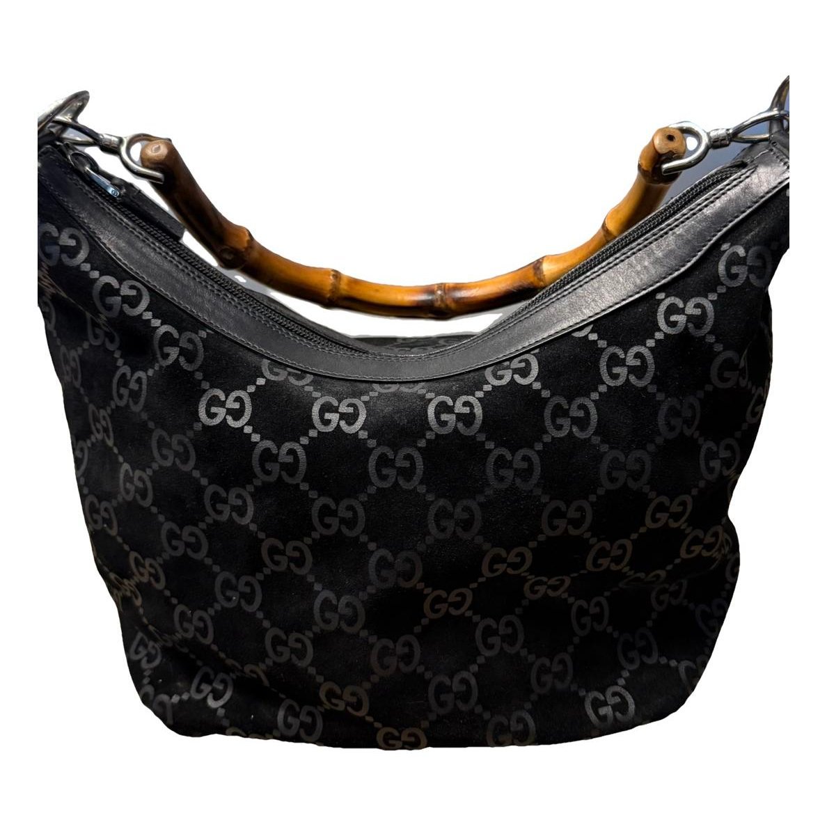 Hobo leather handbag