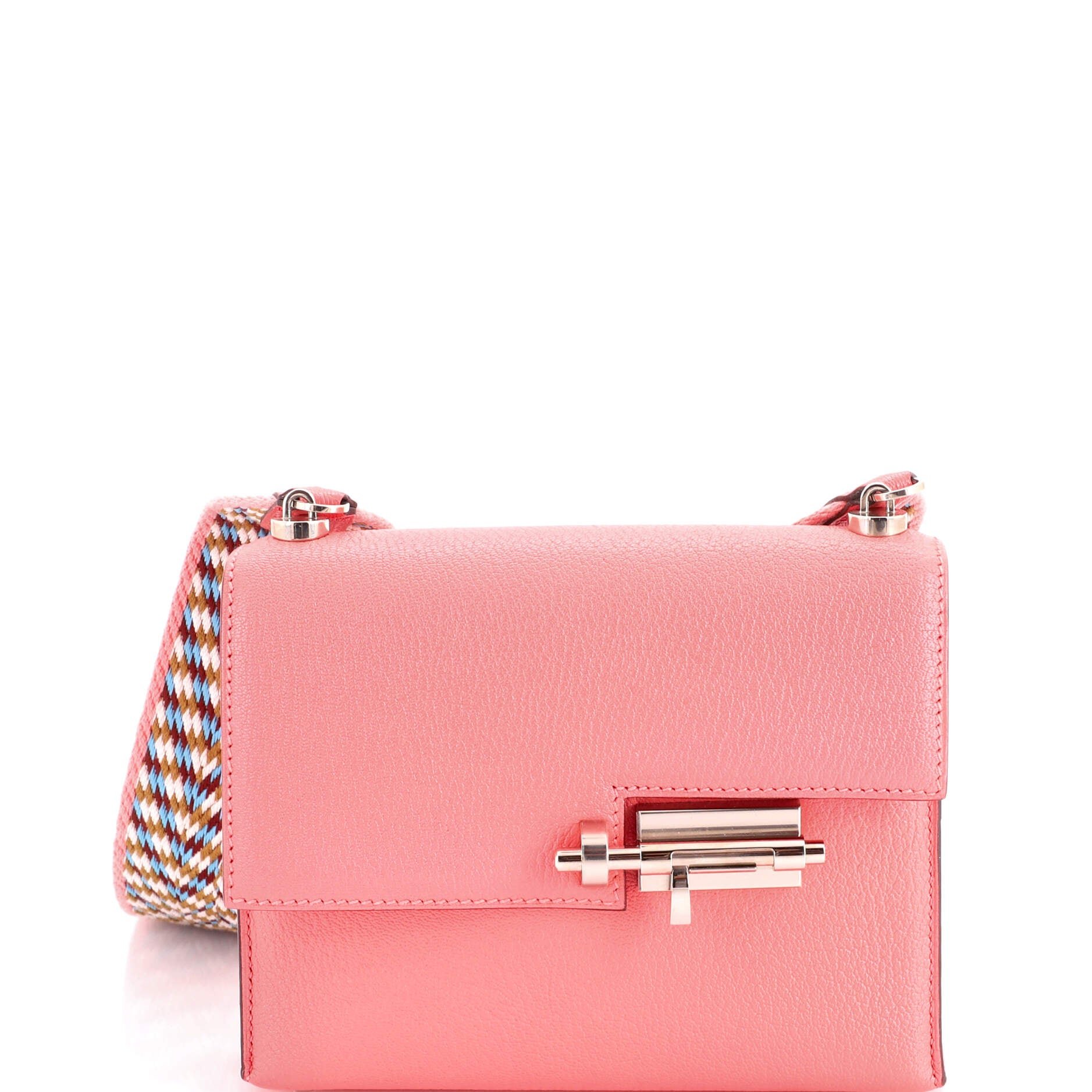 Verrou Bag Chevre Mysore and Canvas Mini