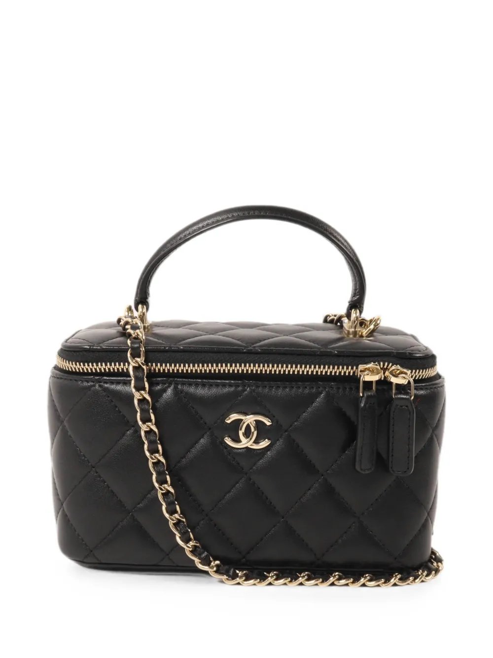 Classic Vanity Case quilted cross body mini bag