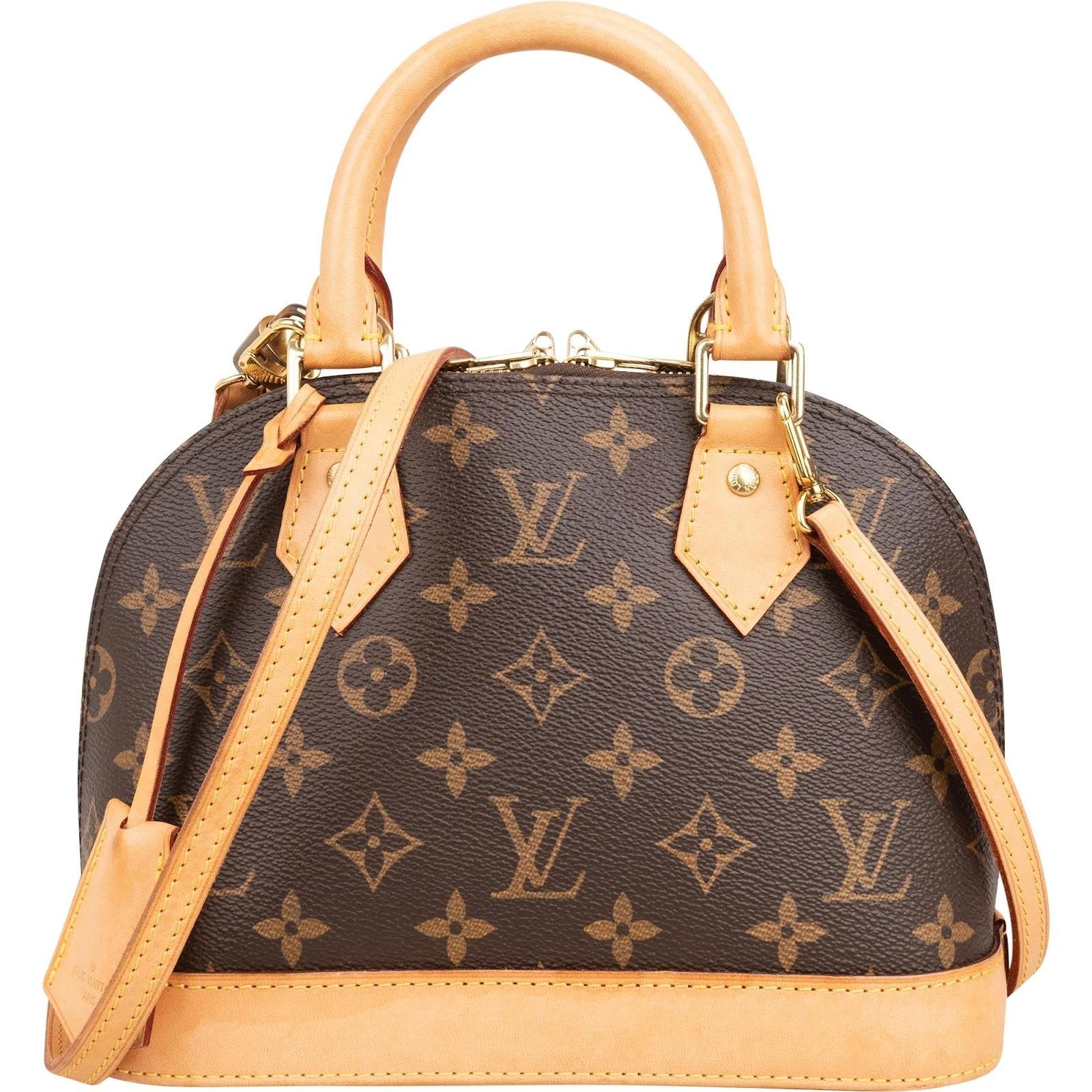Louis Vuitton Alma leather handbag