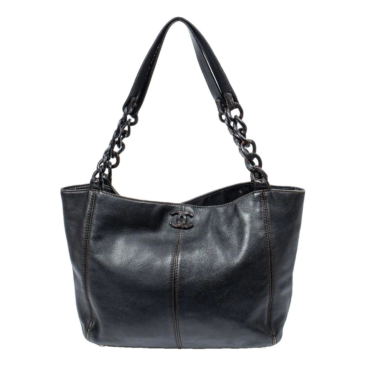 Grand shopping leather tote