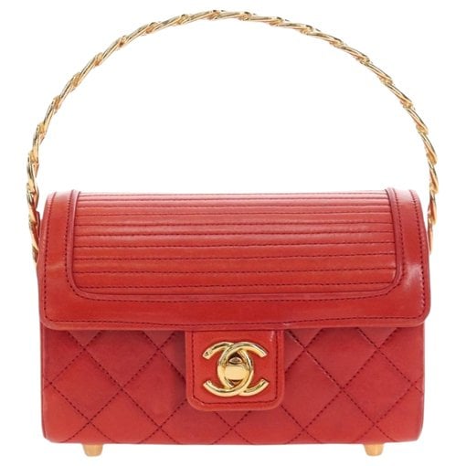 Mademoiselle leather handbag