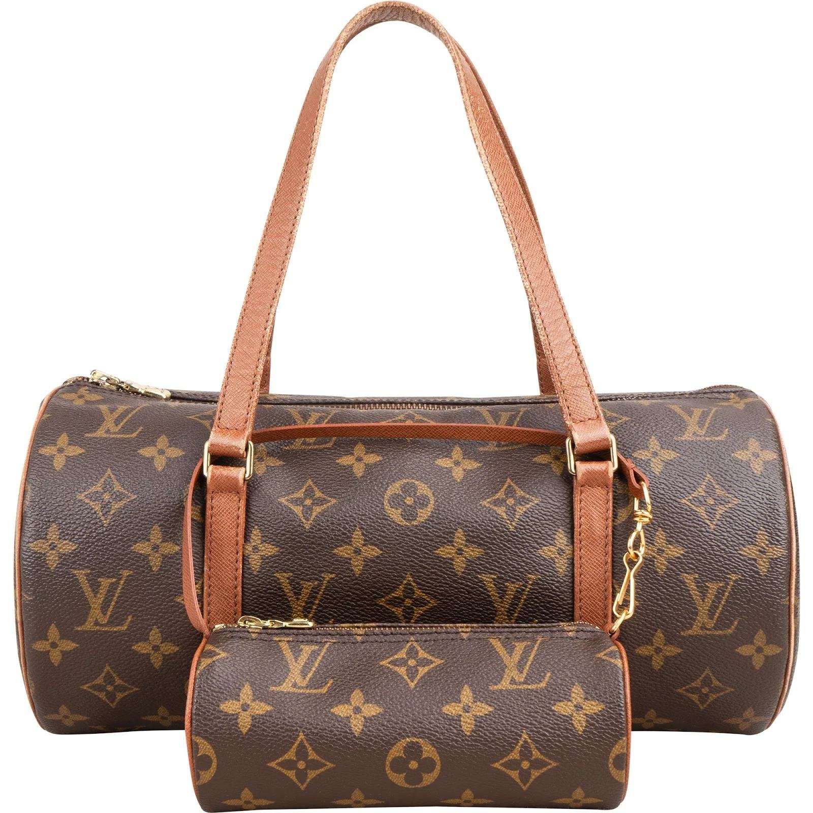 Louis Vuitton Papillon leather handbag