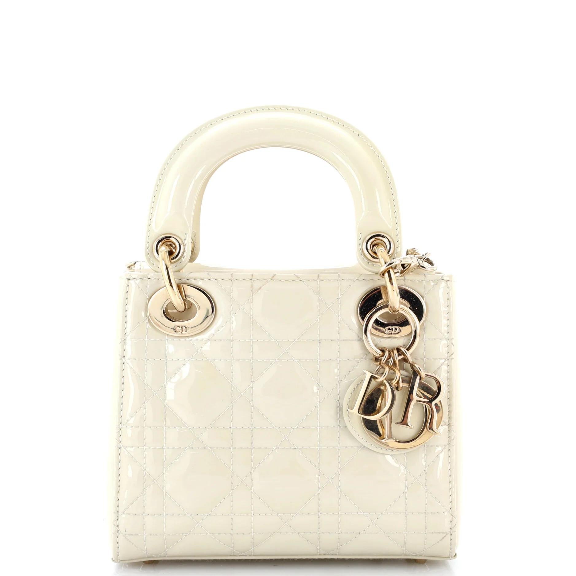 Patent leather handbag
