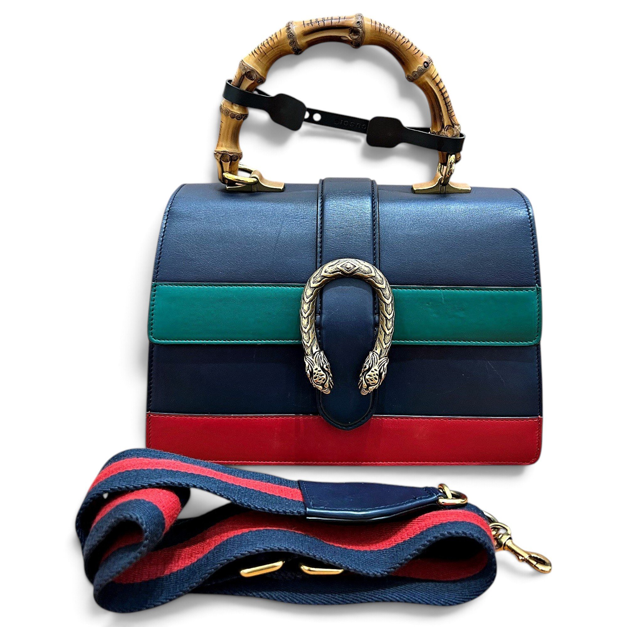 Dionysus Bamboo leather handbag