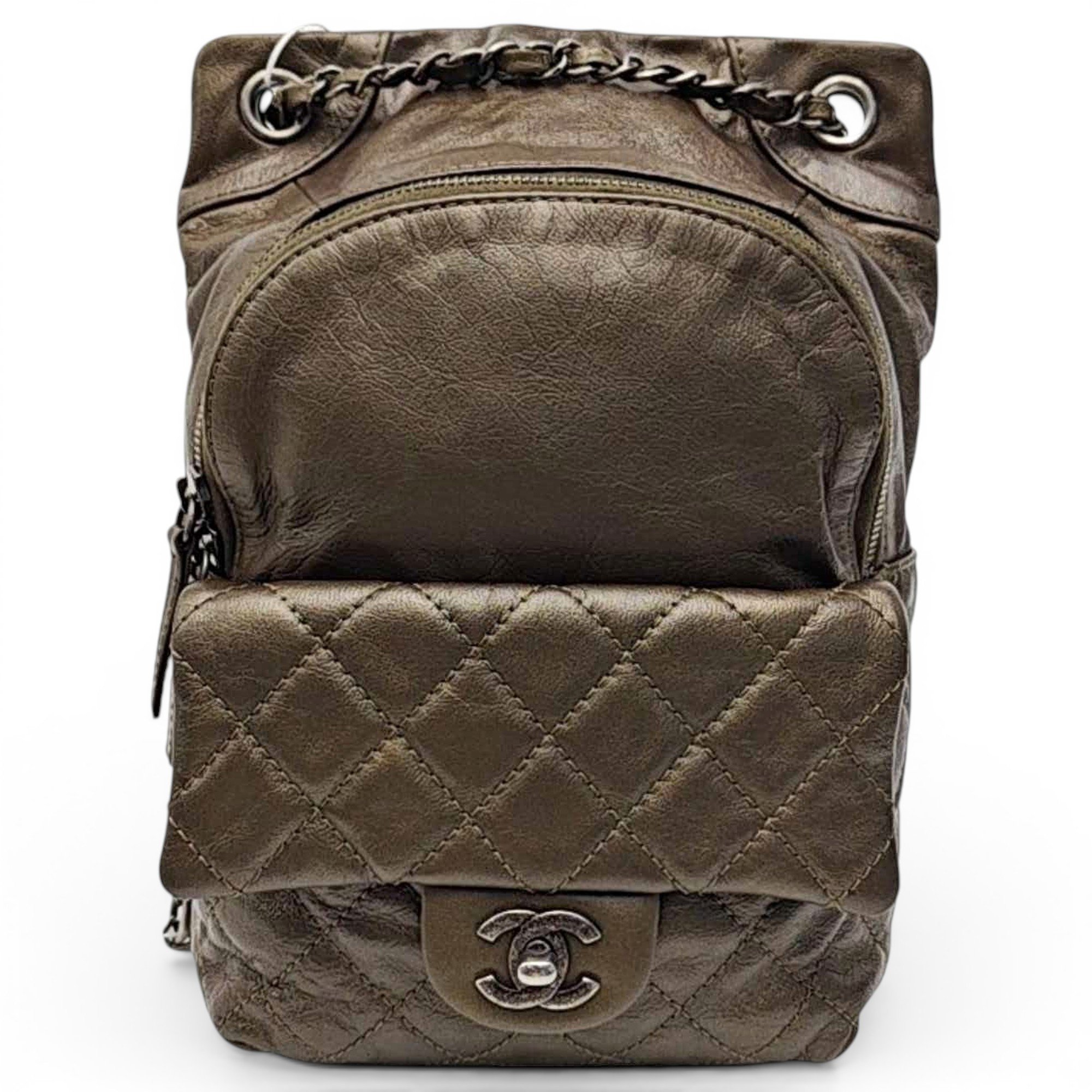 Timeless/Classique Chain leather backpack