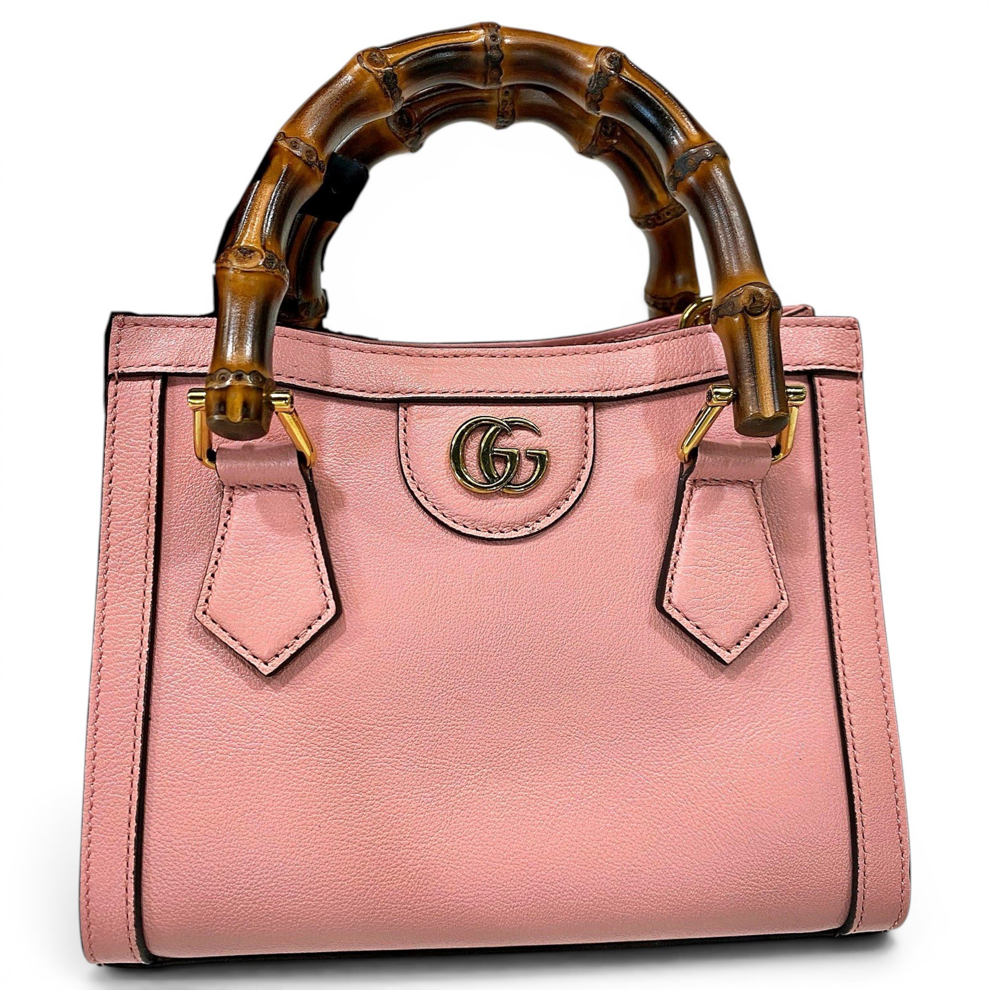 Diana Bamboo leather tote