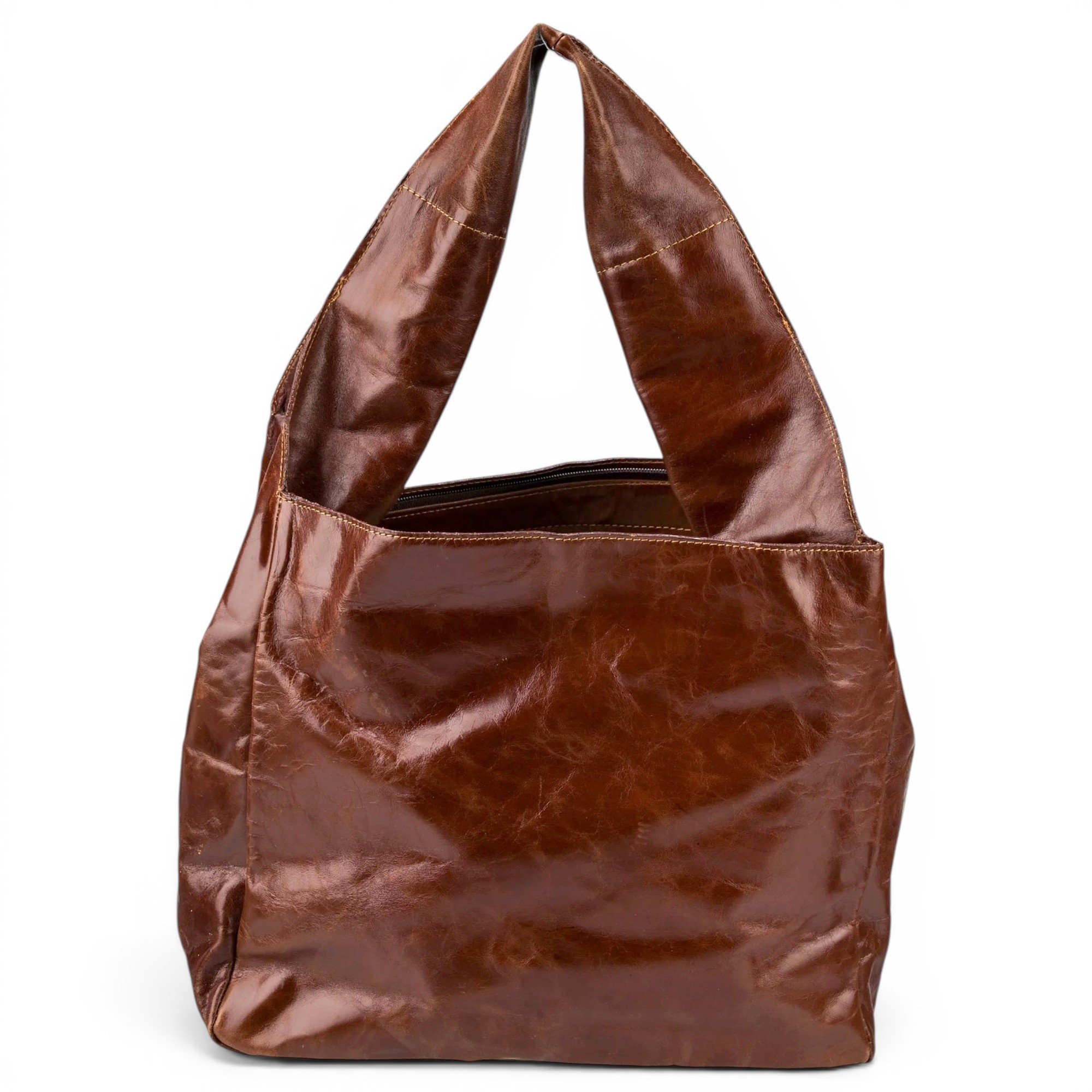 Leather handbag