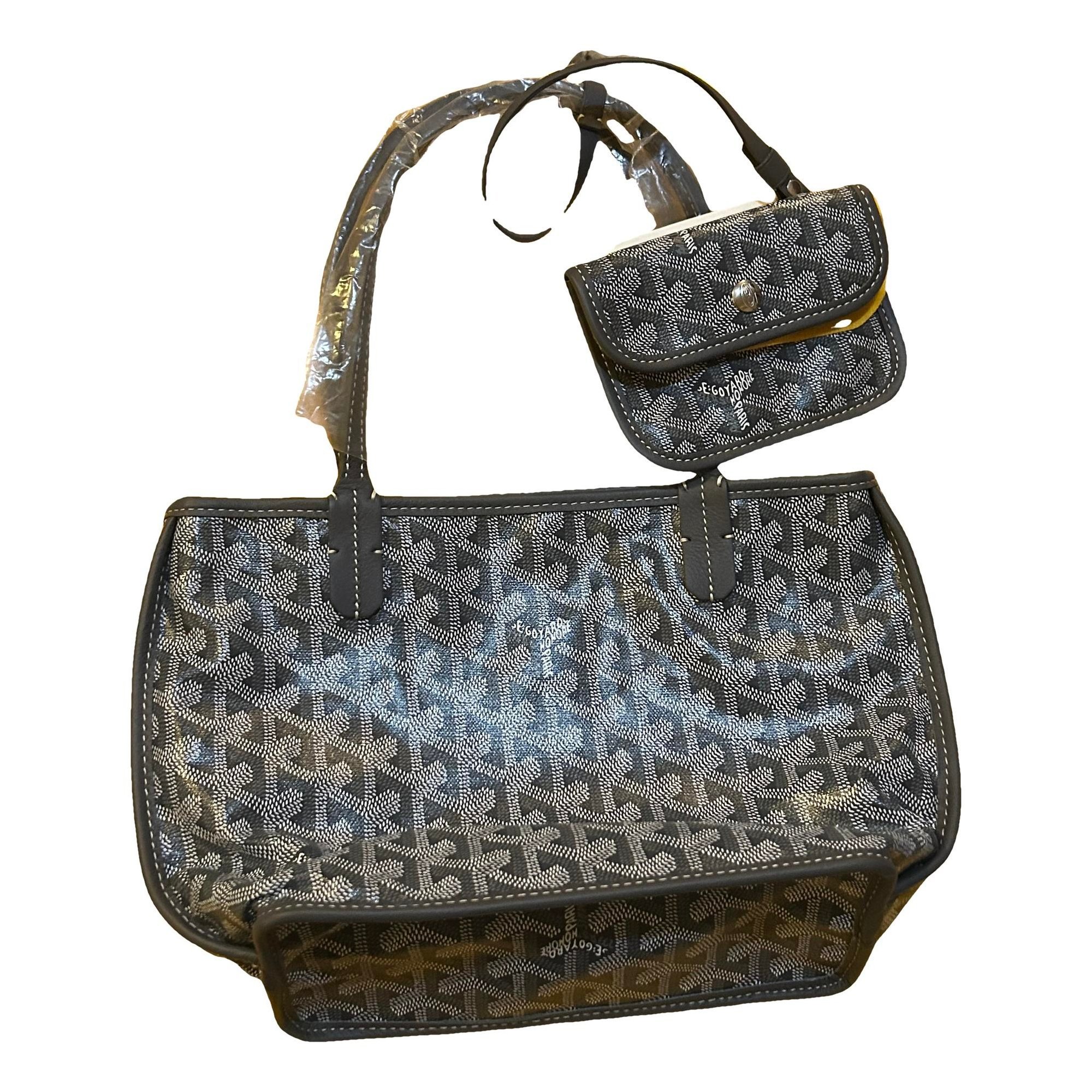 Goyard Anjou leather tote