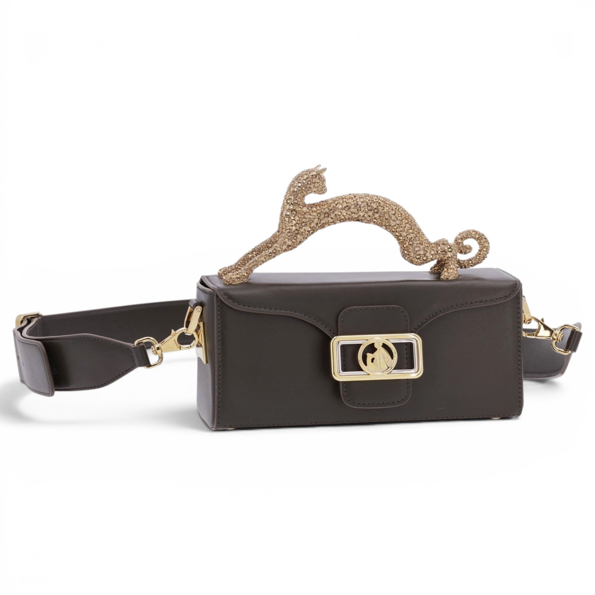 Lanvin Pencil Chat leather handbag