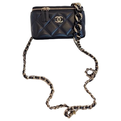 Trendy CC Vanity leather handbag
