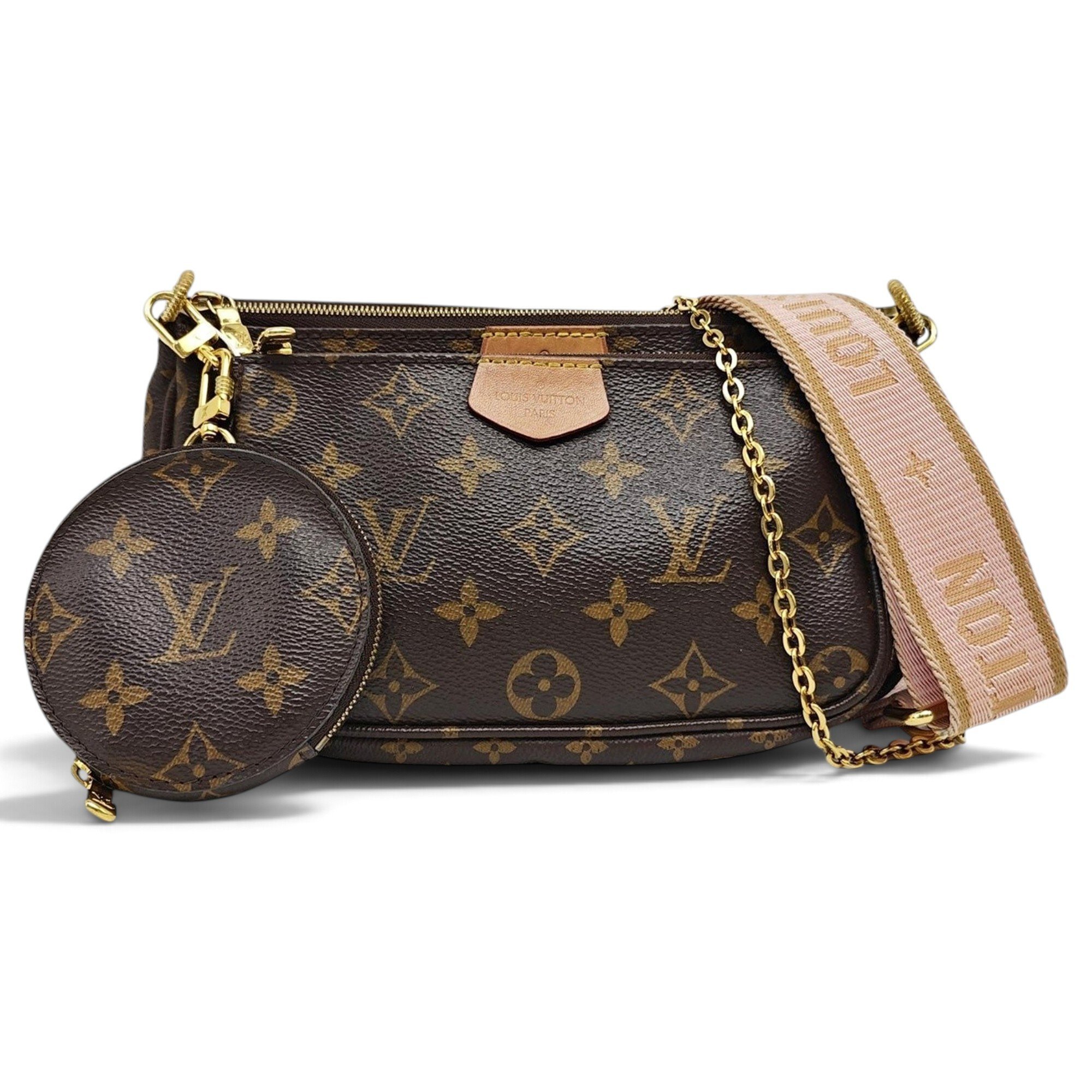 Louis Vuitton Maxi Multi Pochette Accessoires leather handbag