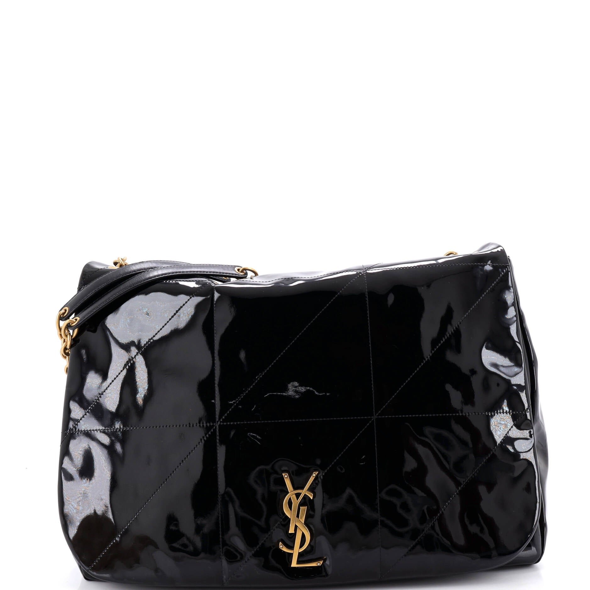 Jamie 4.3 Shoulder Bag Quilted Patent Large
