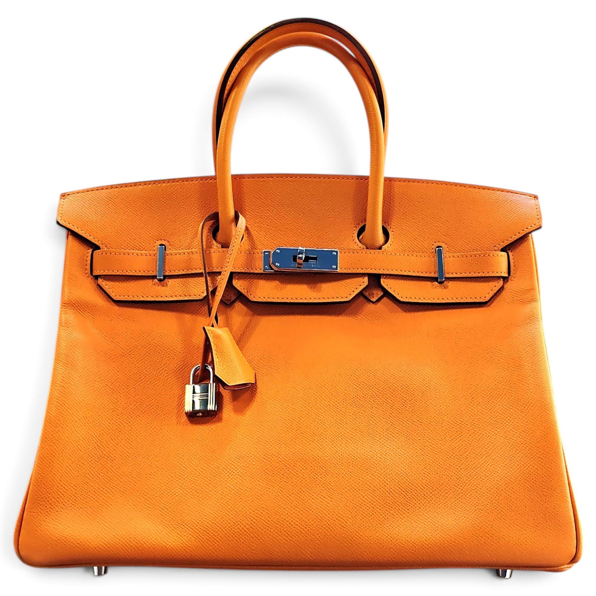Birkin 35 leather handbag