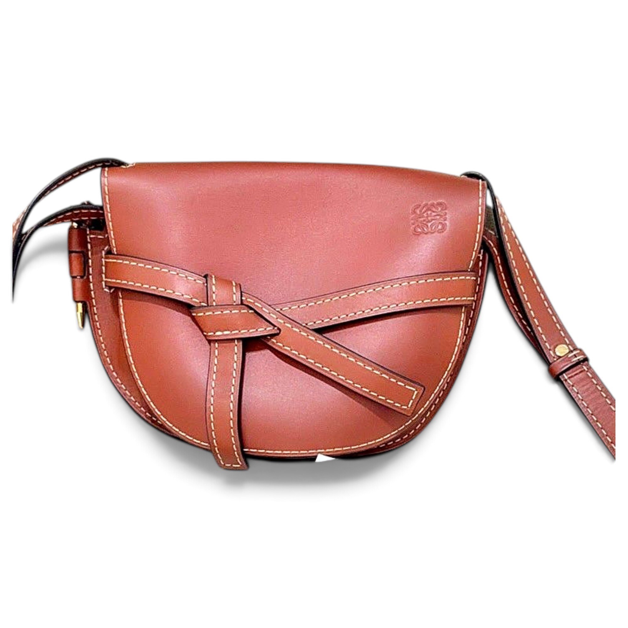 Gate leather crossbody bag