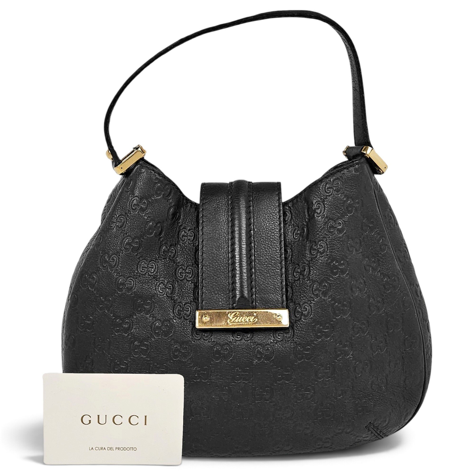Hobo leather handbag