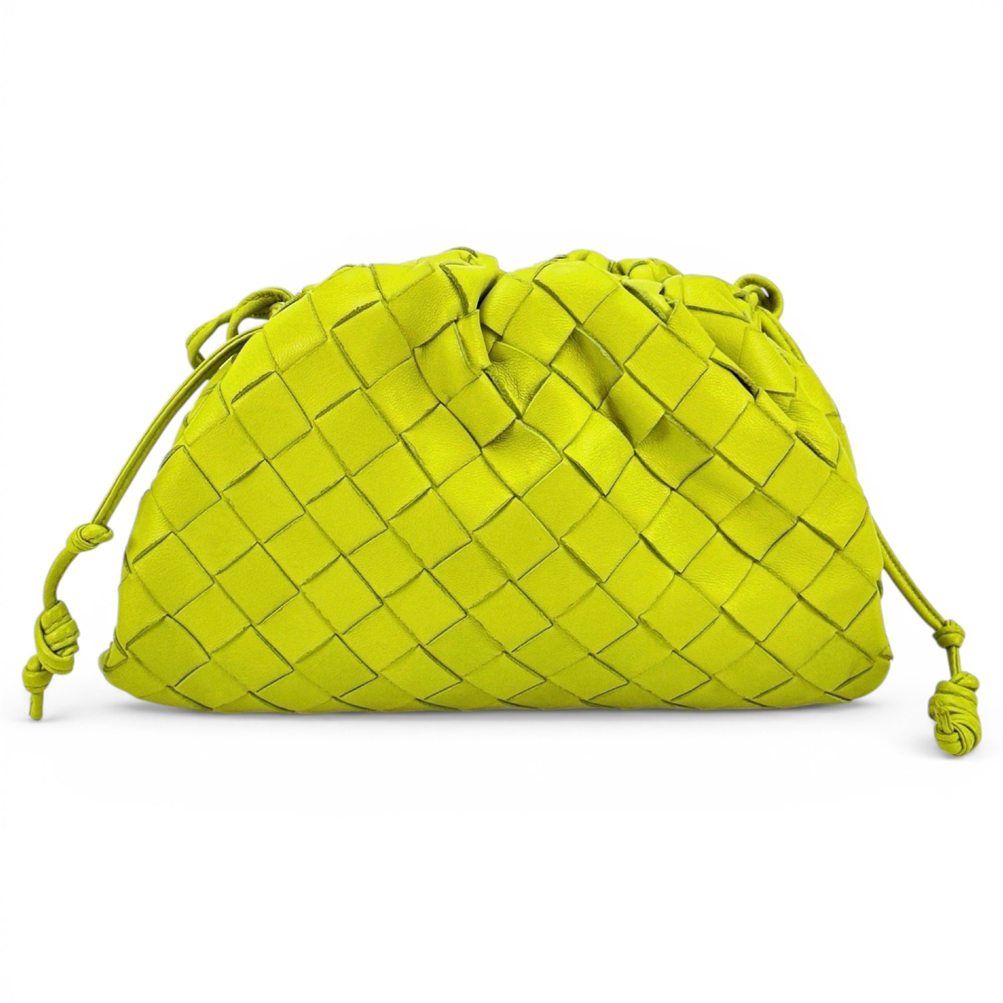 Pouch leather handbag