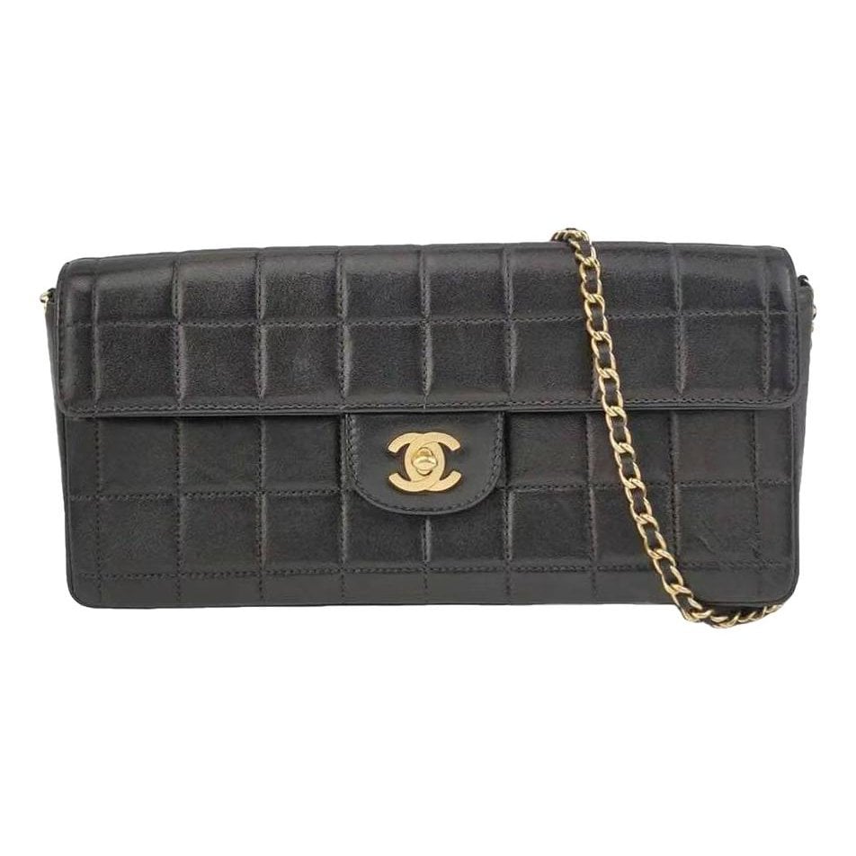East West Chocolate Bar leather handbag