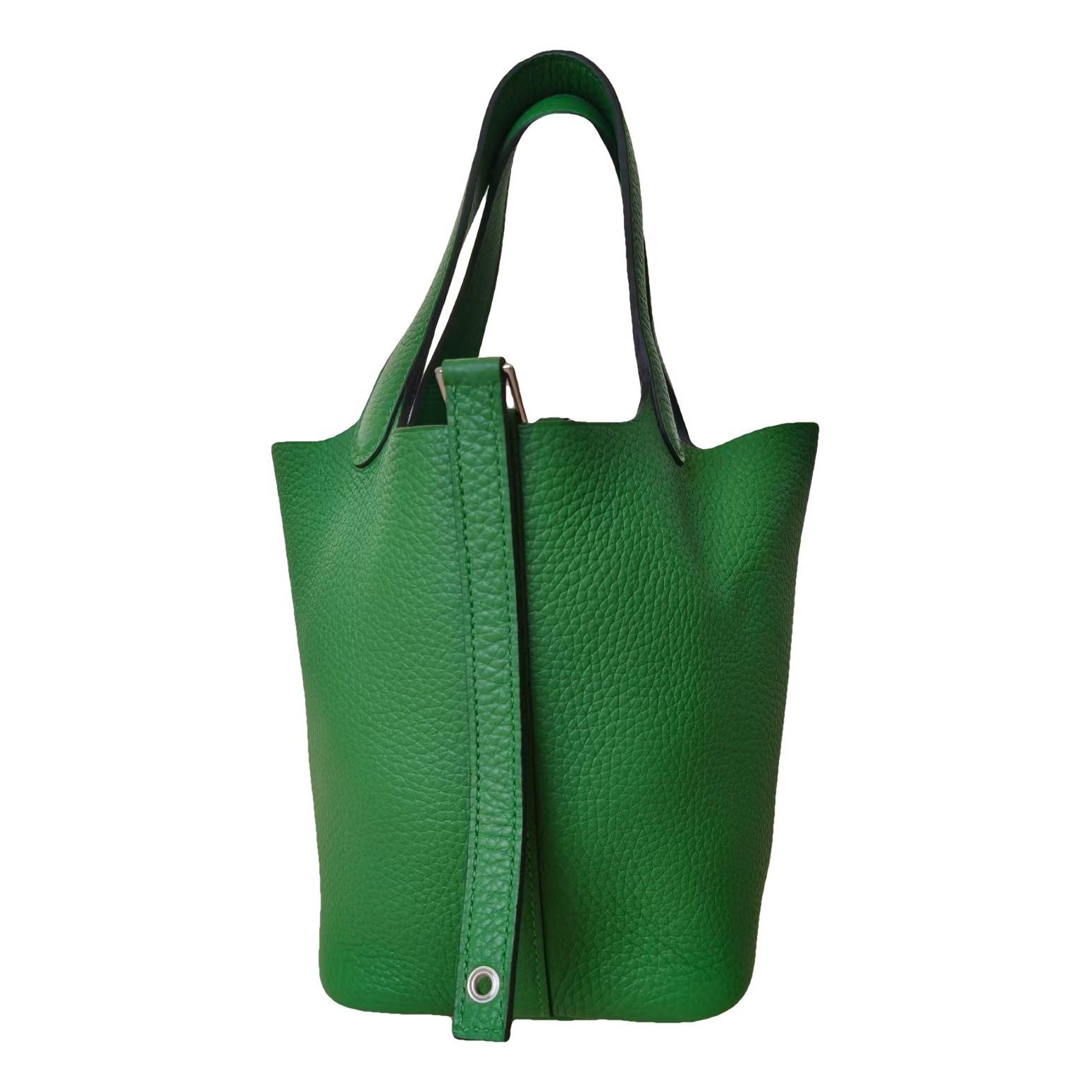 Picotin leather tote