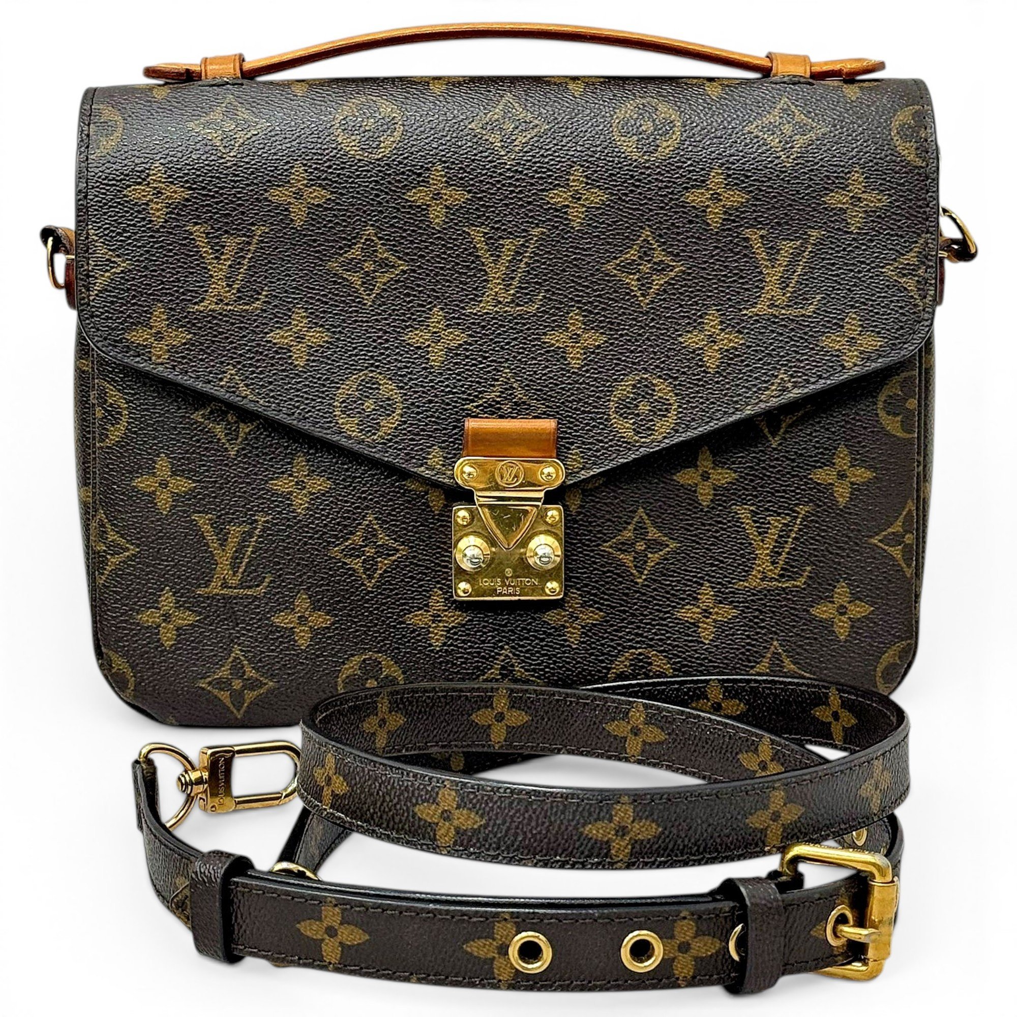 Metis leather handbag