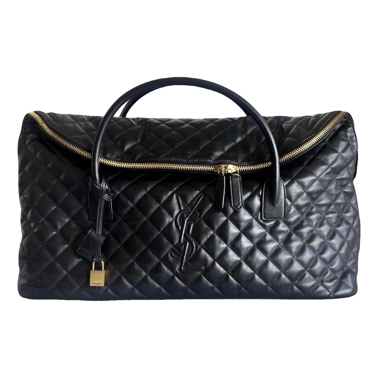 Leather travel bag