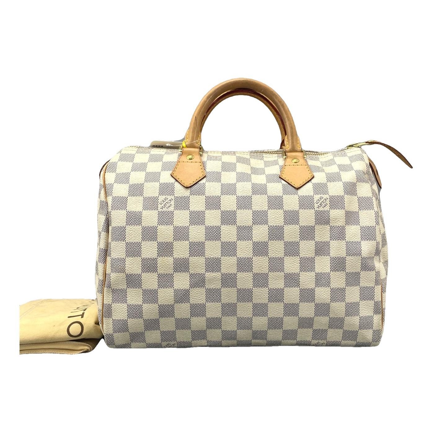 Speedy leather handbag