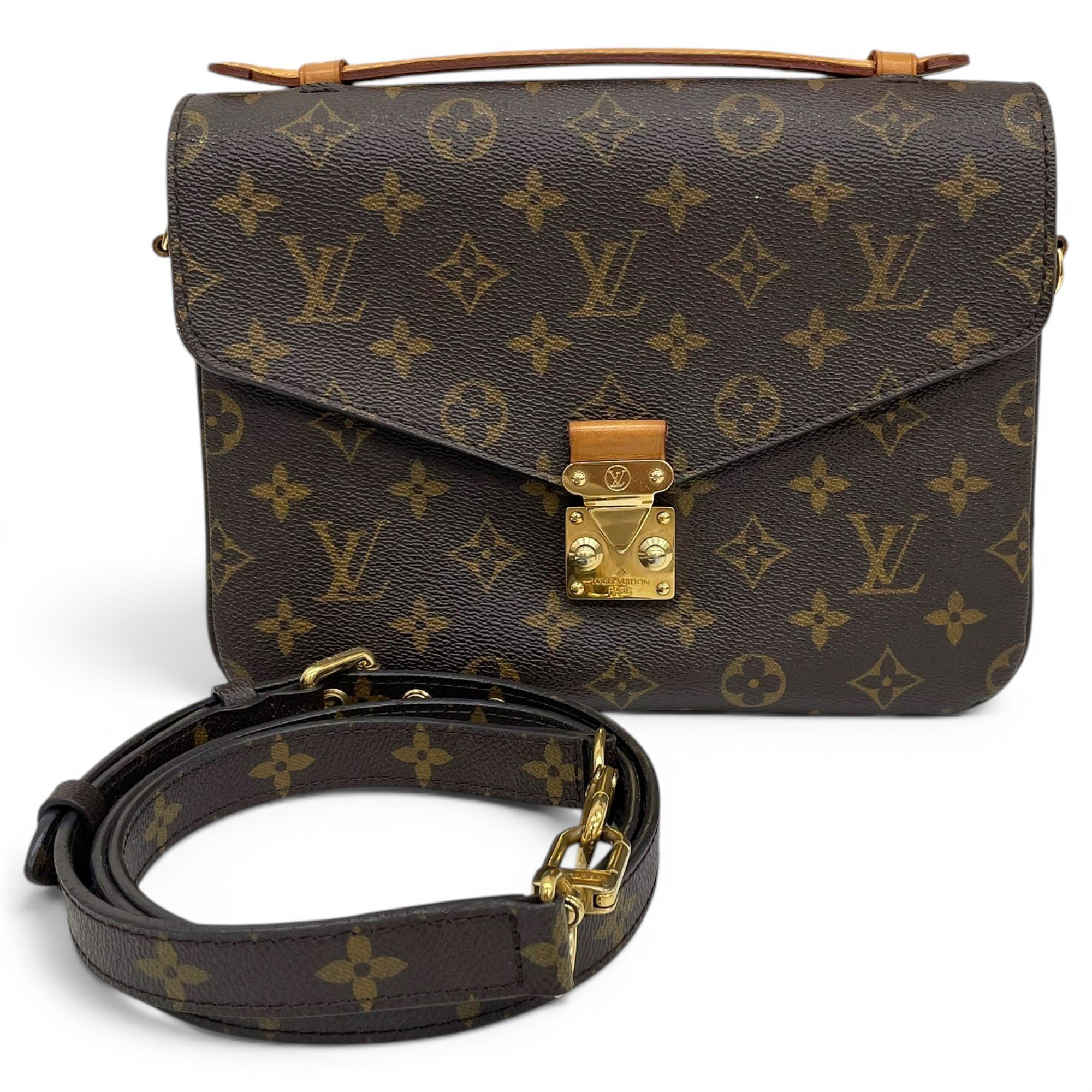 Metis leather handbag
