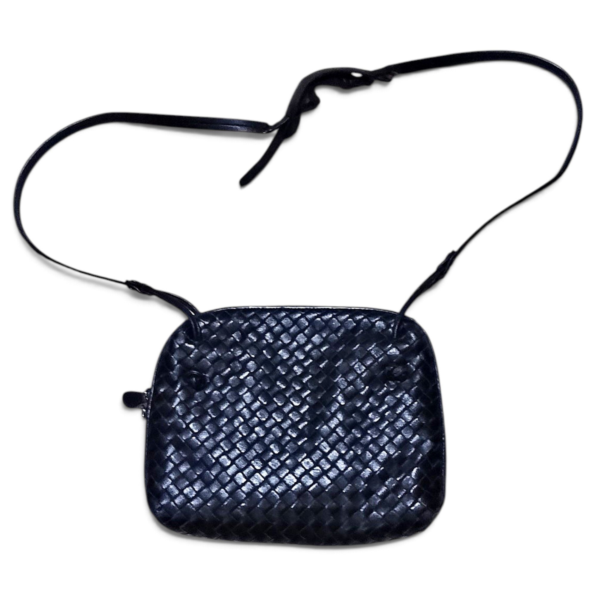 Loop leather crossbody bag