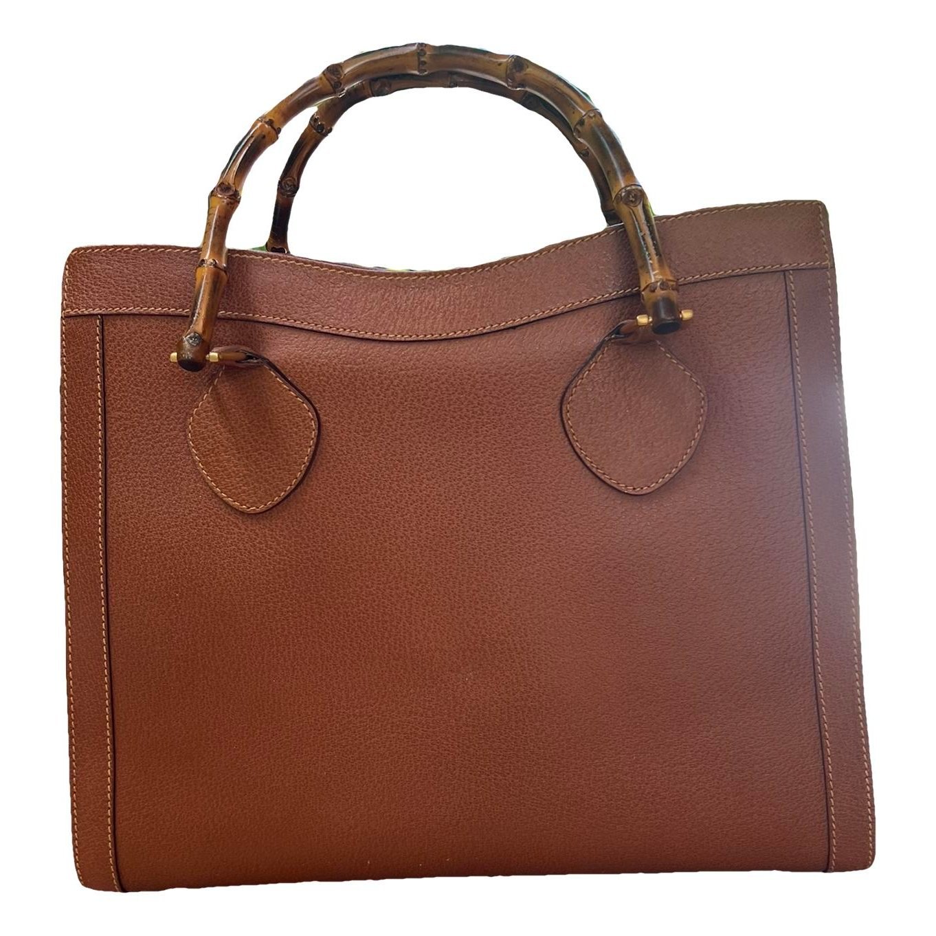 Diana Bamboo leather tote