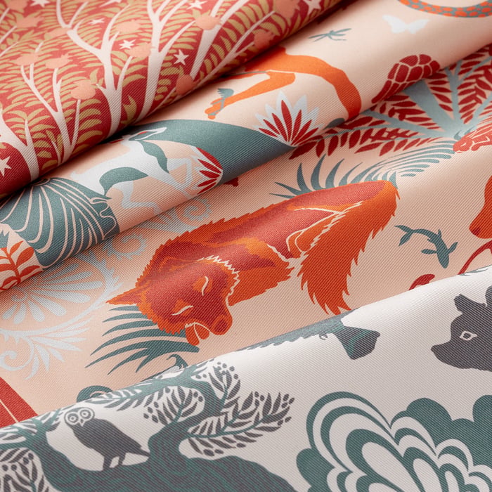 Sous Le Charme d'Orphee Double Face Scarf 90