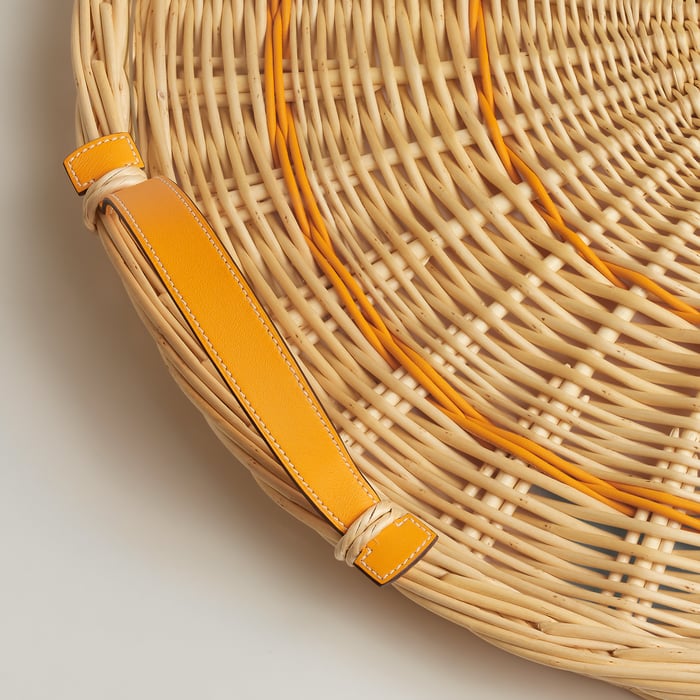 Jaune d'Or Oseraie Color Round Tray, Large Model