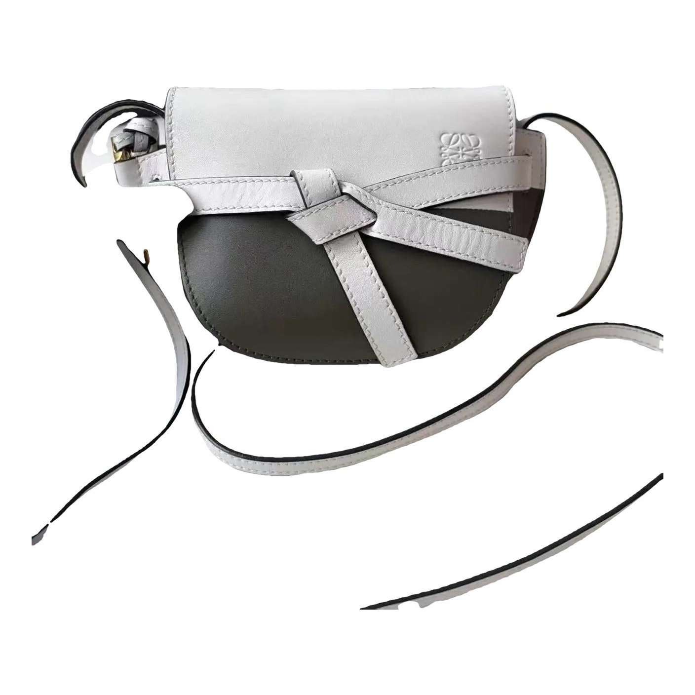 Gate leather crossbody bag