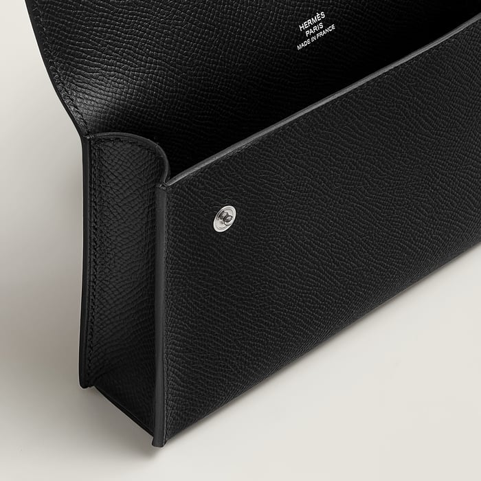 Noir Hermèsnap Wallet
