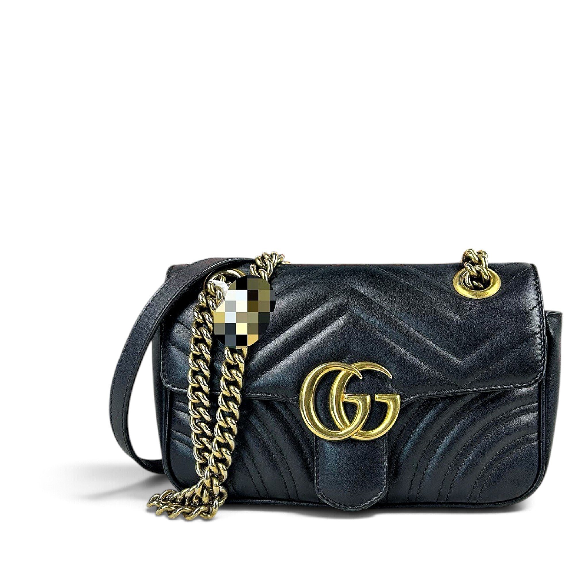 Gucci GG Marmont Flap leather crossbody bag
