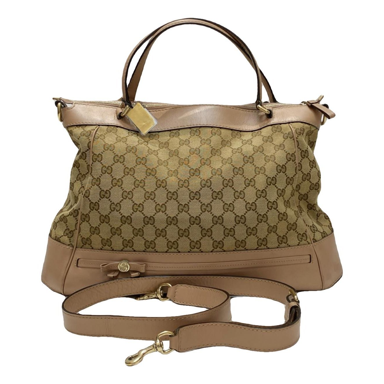 Leather tote