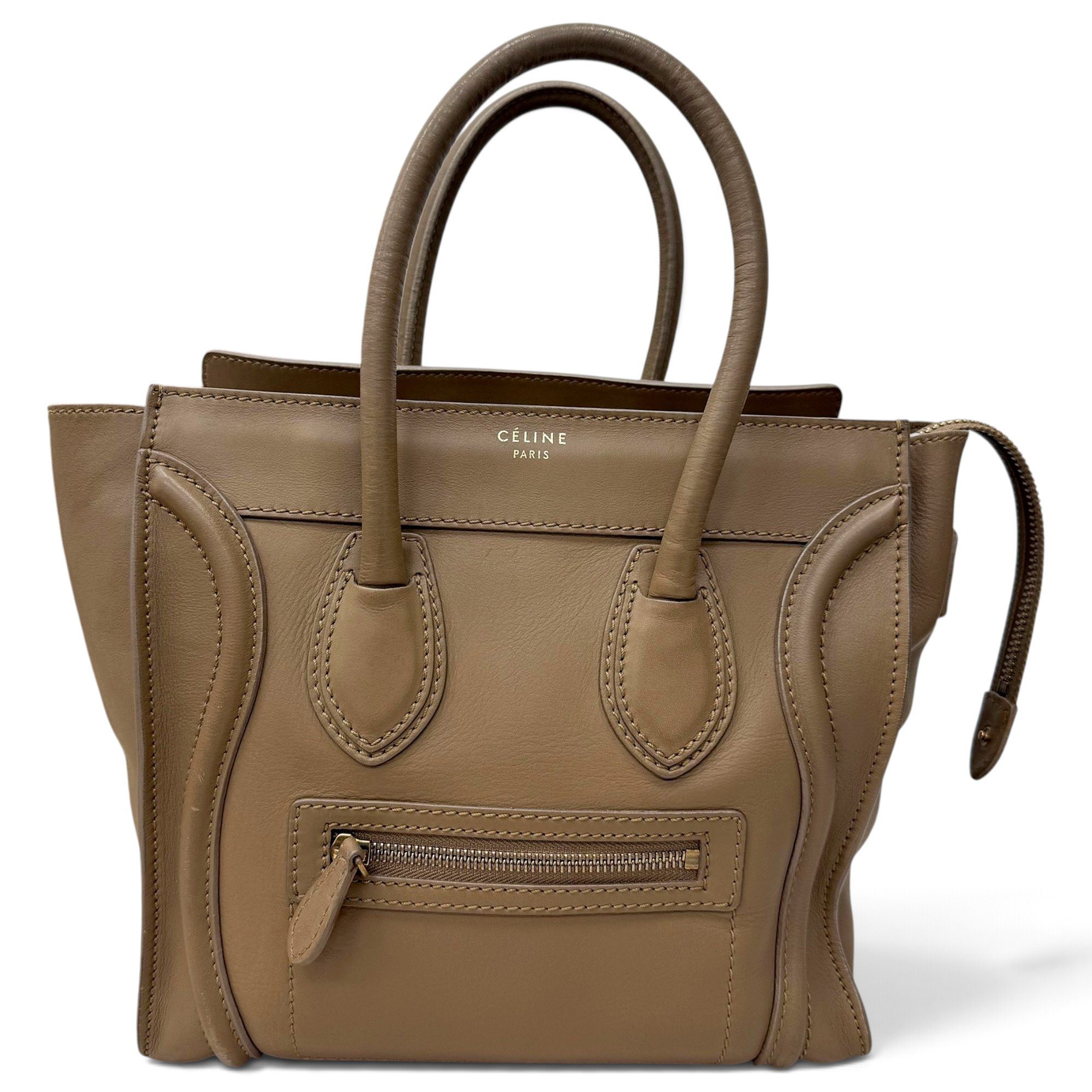 Luggage leather handbag