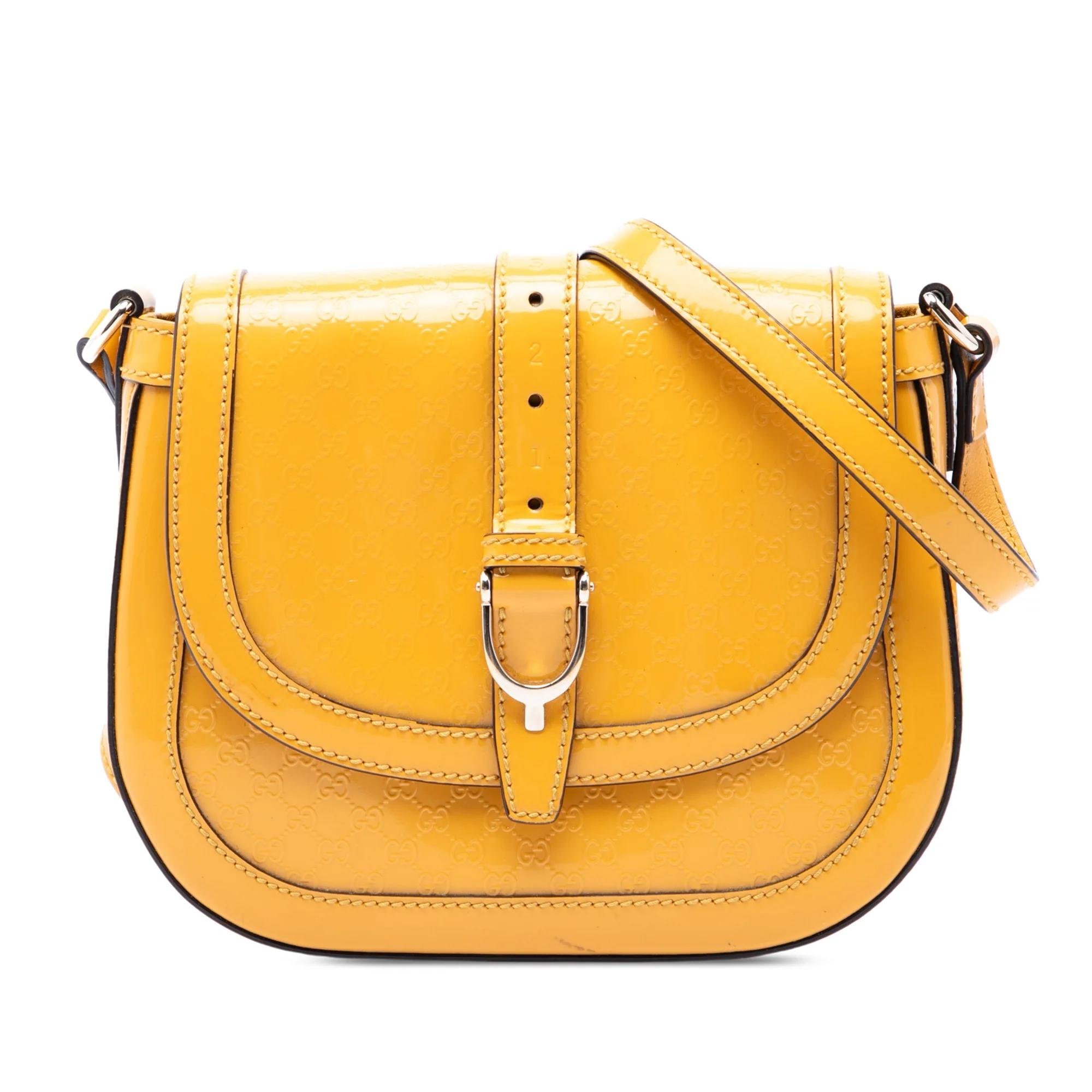 Stirrup leather crossbody bag
