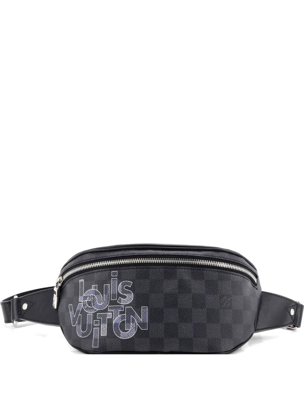 Campus Bumbag Limited Edition Interlinked Logo Damier Graphite belt bag