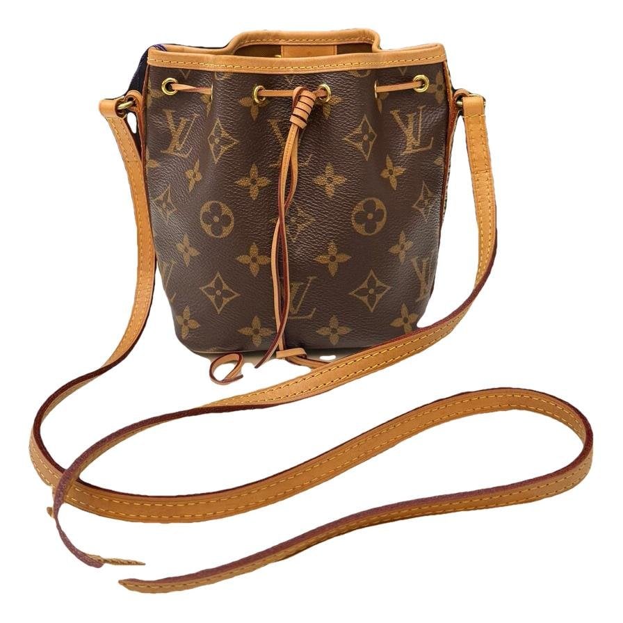 Nano Noé leather handbag