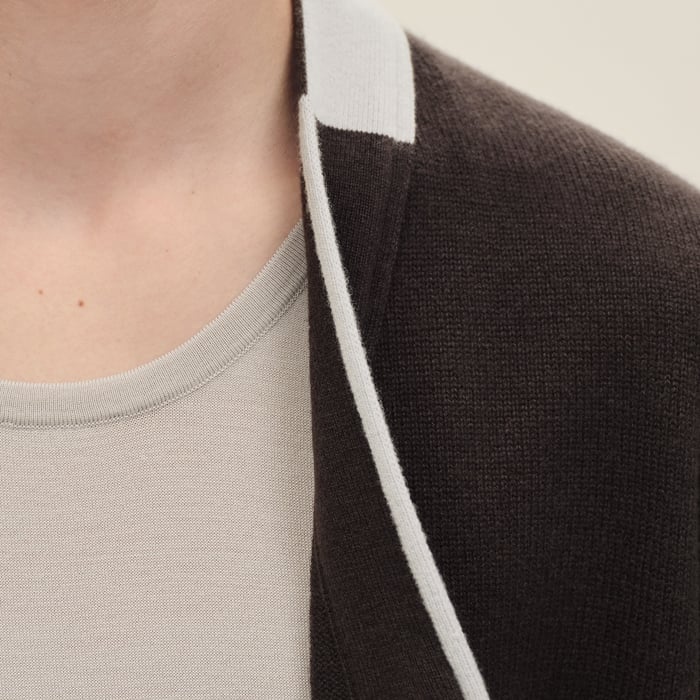 Café "Detail Colore" Buttoned Cardigan