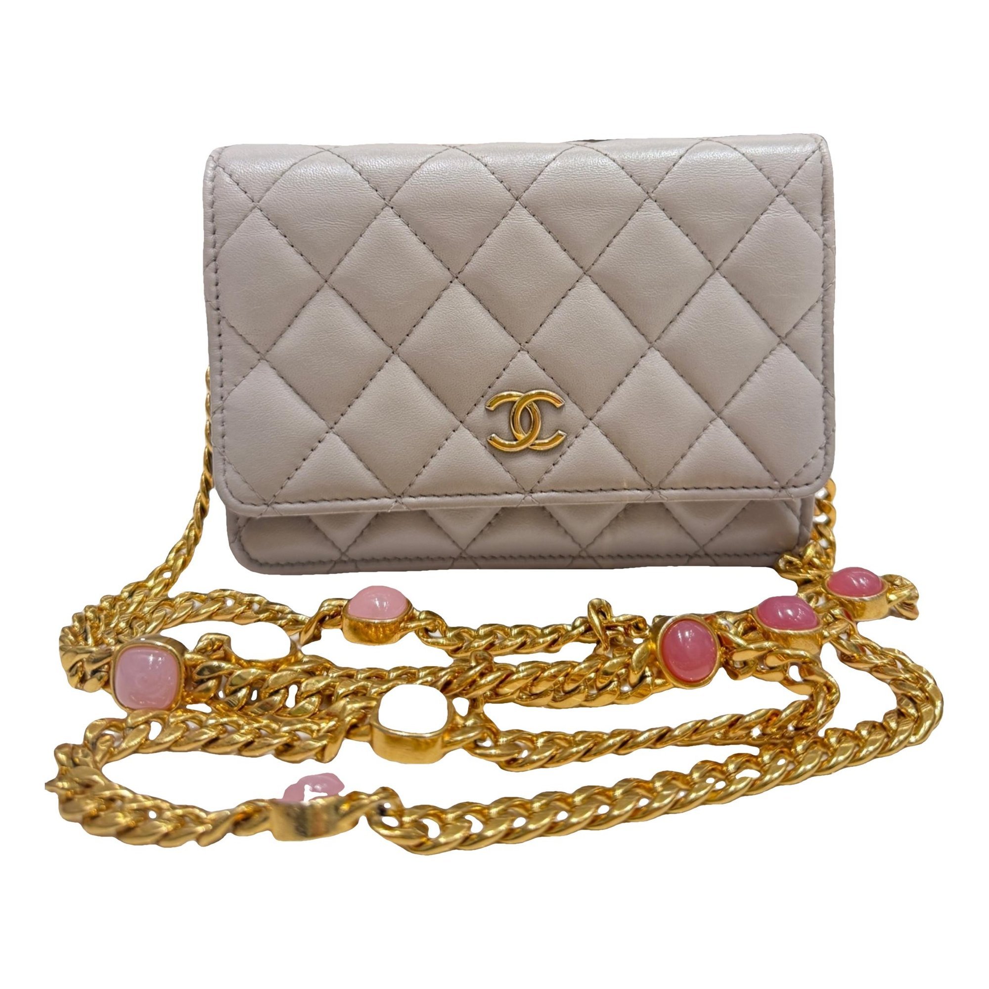 Wallet On Chain Timeless/Classique leather crossbody bag