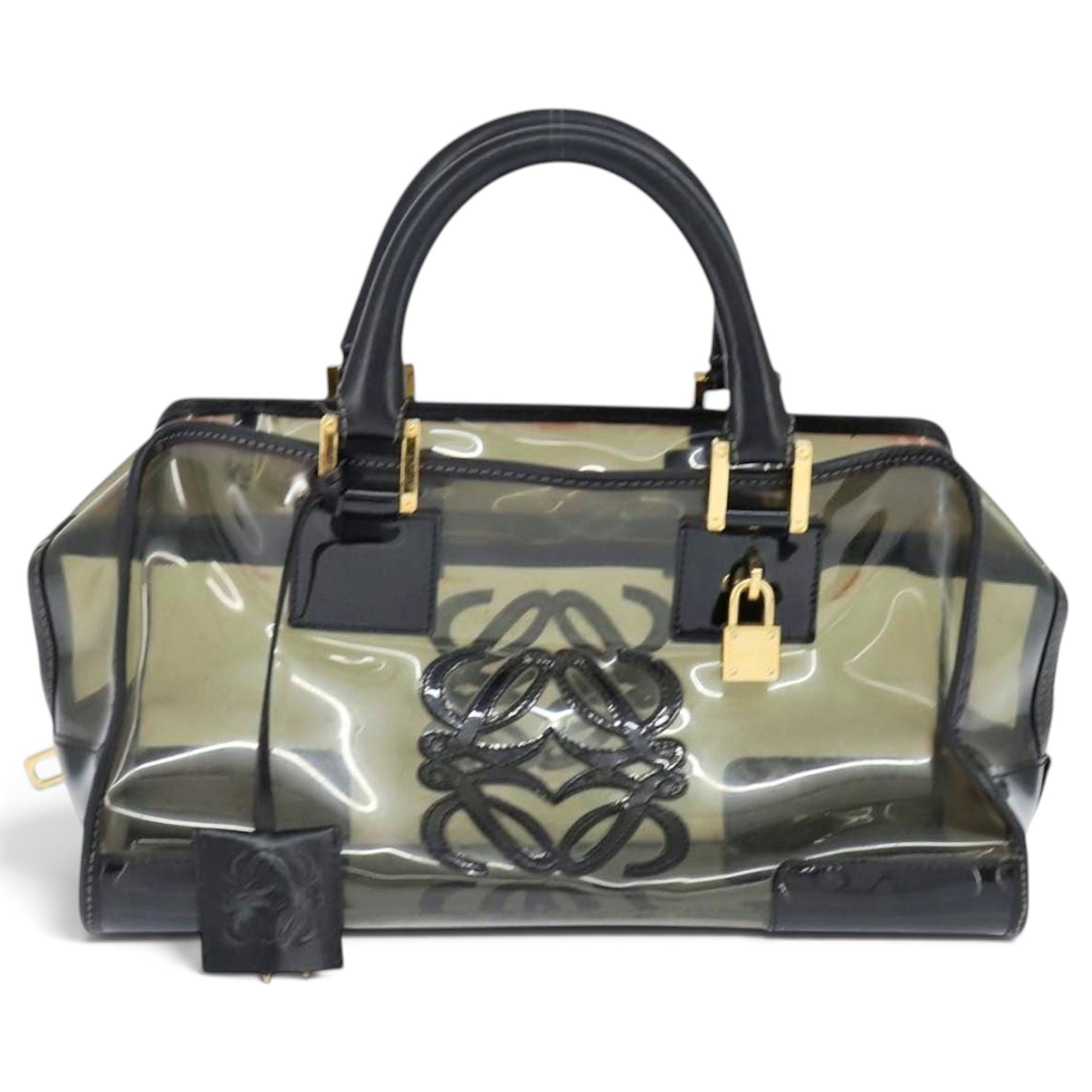 Anagram leather handbag